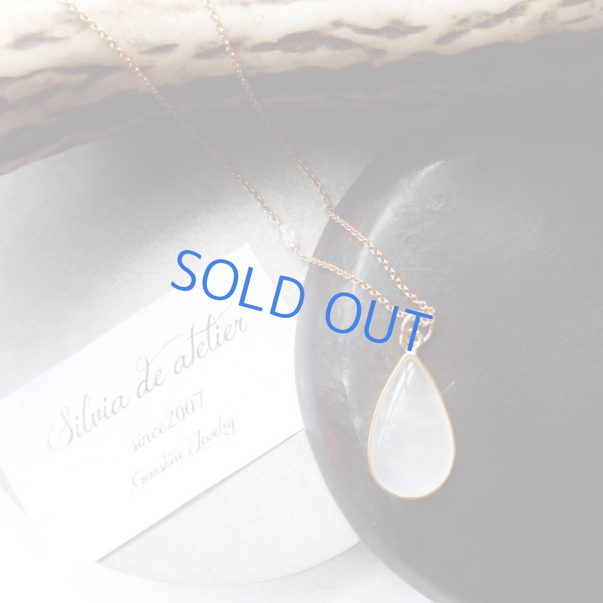 画像5: ＜1点もの・C＞AAAランク　ロイヤルブルームーンストーン（ペリステライト）　カボション　14kgf　ネックレス (5)