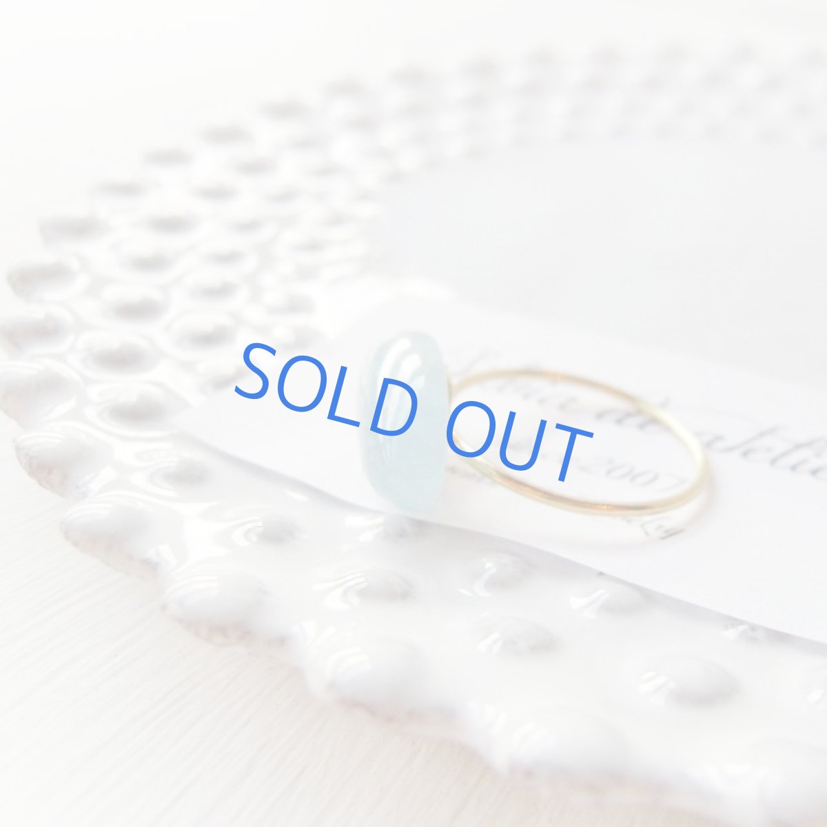 画像3: ＜10号・13号SELECT＞14KGF　リング　ナミビア産アクアマリン細長オーバル (3)