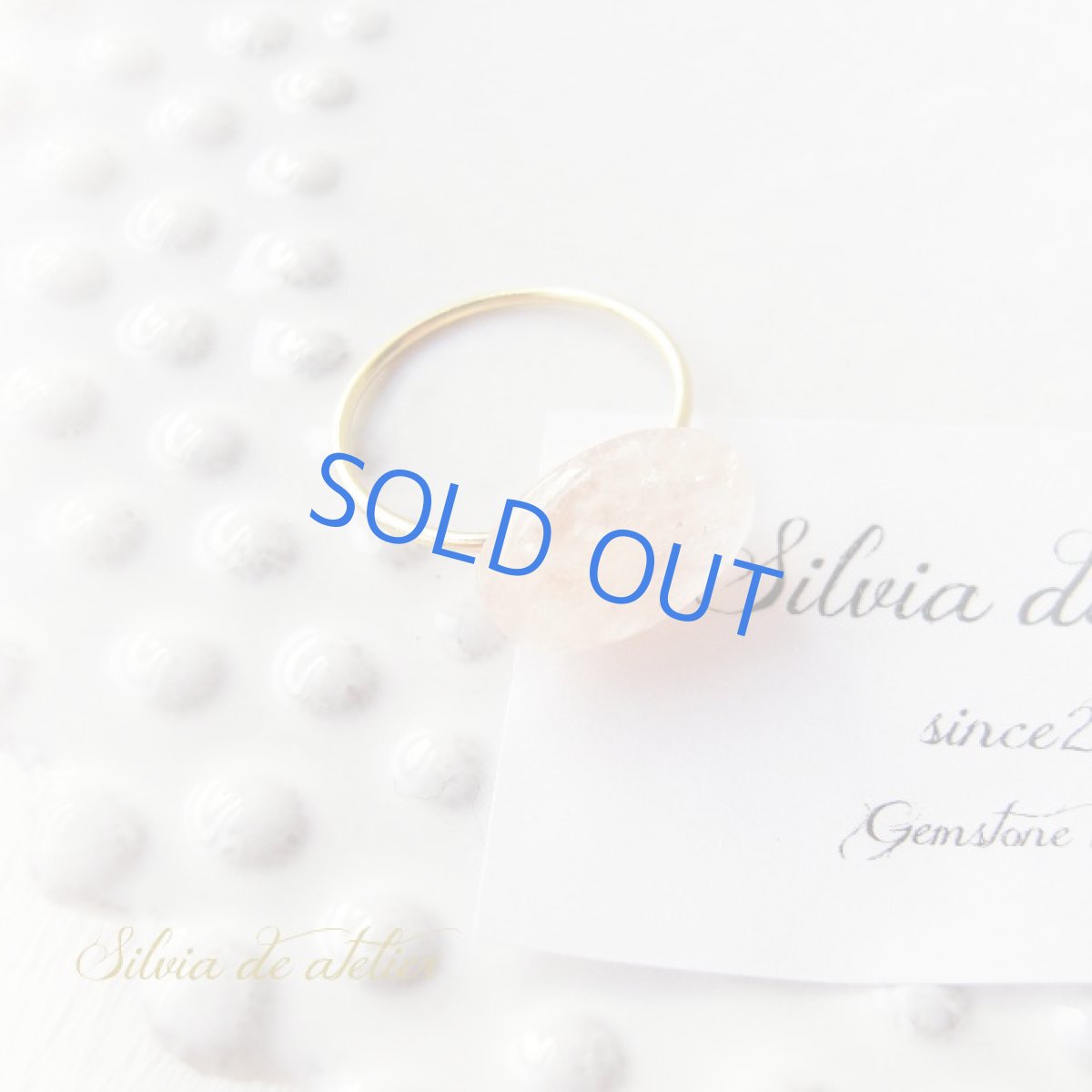 画像3: 残り1＜10号・13号SELECT＞14KGF　リング　モルガナイト（ピンクベリル・ピンクアクアマリン） (3)