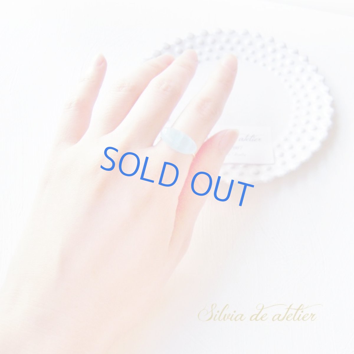 画像5: ＜10号・13号SELECT＞14KGF　リング　ナミビア産アクアマリン細長オーバル (5)