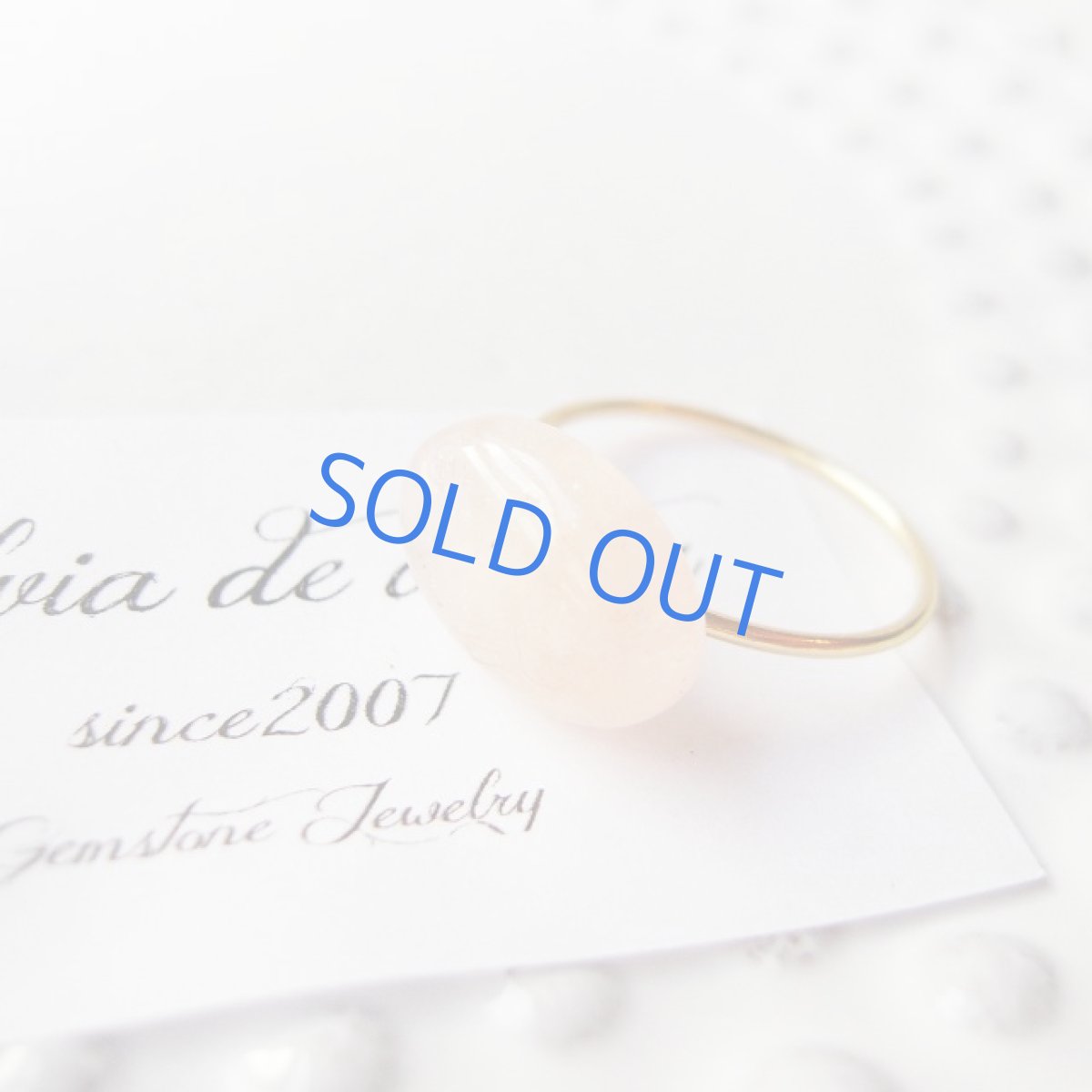 画像4: 残り1＜10号・13号SELECT＞14KGF　リング　モルガナイト（ピンクベリル・ピンクアクアマリン） (4)