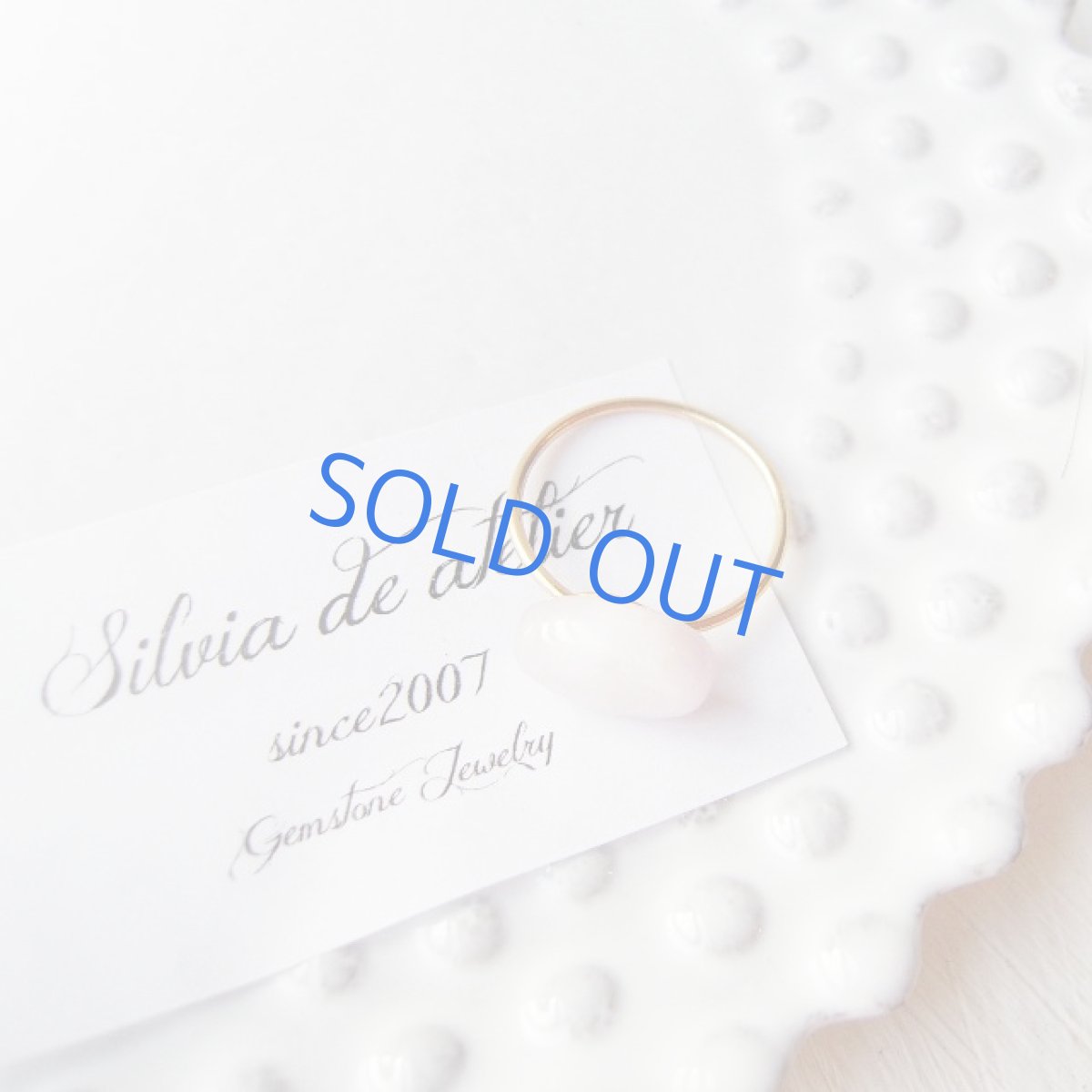 画像3: ＜10号・13号SELECT＞14KGF　リング　ナイジェリア産クンツァイト（スポデューメン） (3)