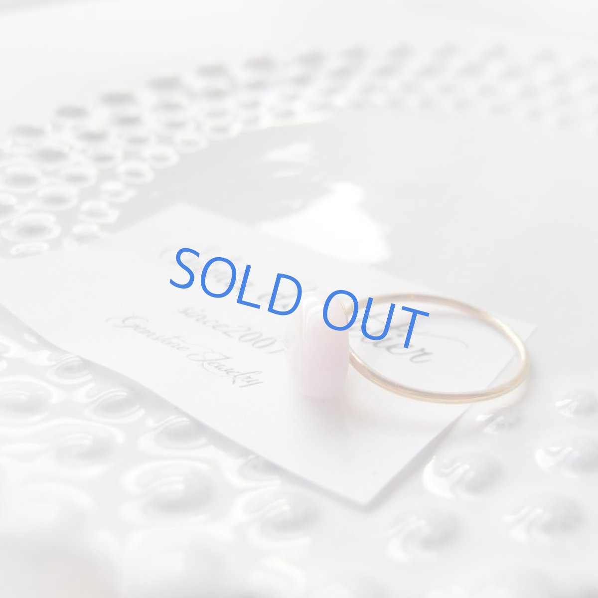 画像2: ＜10号・13号SELECT＞14KGF　リング　ナイジェリア産クンツァイト（スポデューメン） (2)