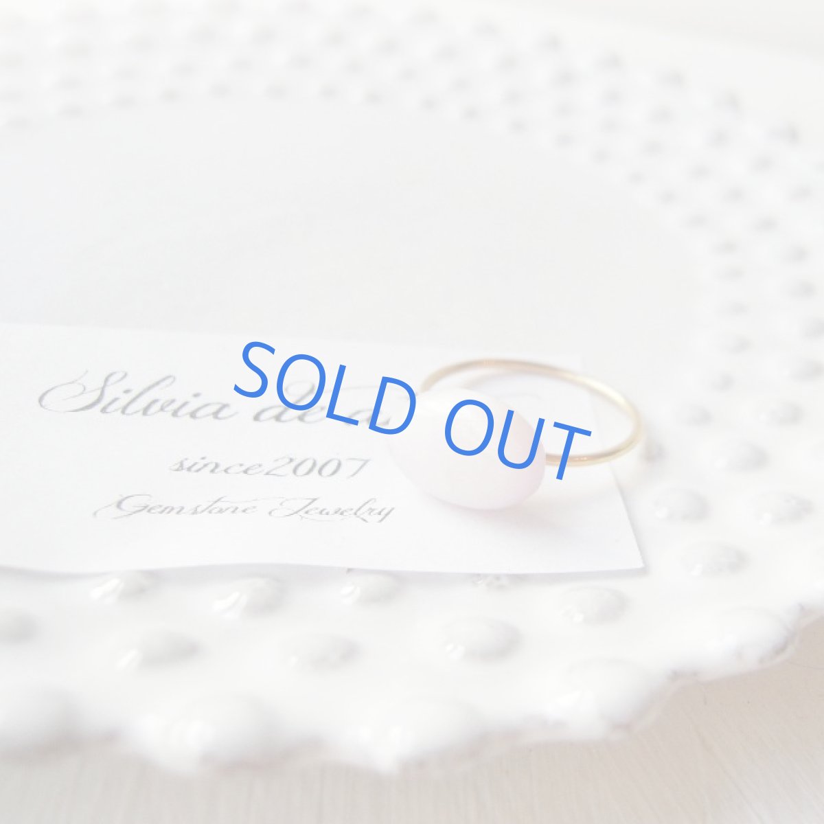 画像4: ＜10号・13号SELECT＞14KGF　リング　ナイジェリア産クンツァイト（スポデューメン） (4)