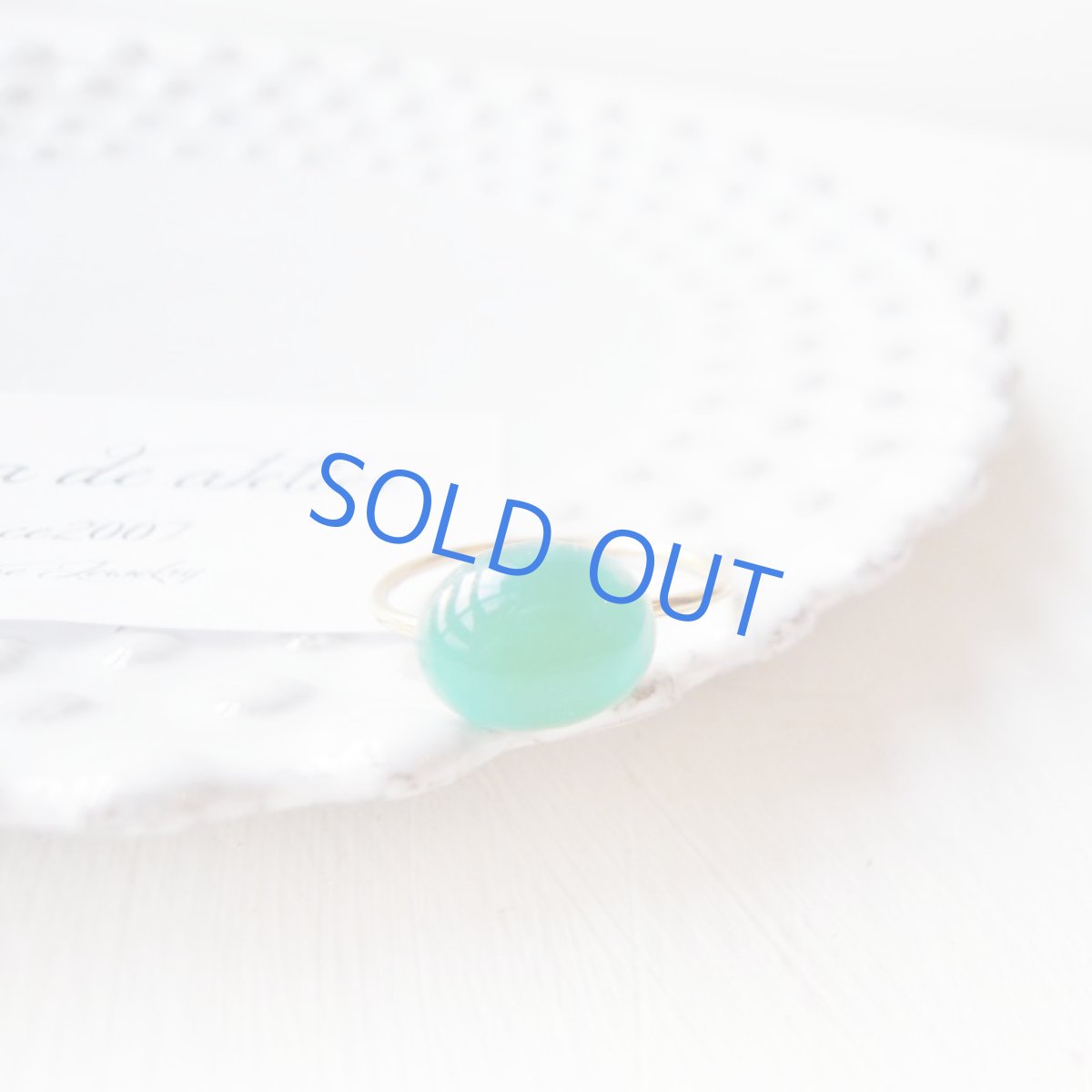 画像4: 残り1＜10号・13号SELECT＞14KGF　リング　グリーンオニキス　オーバル (4)