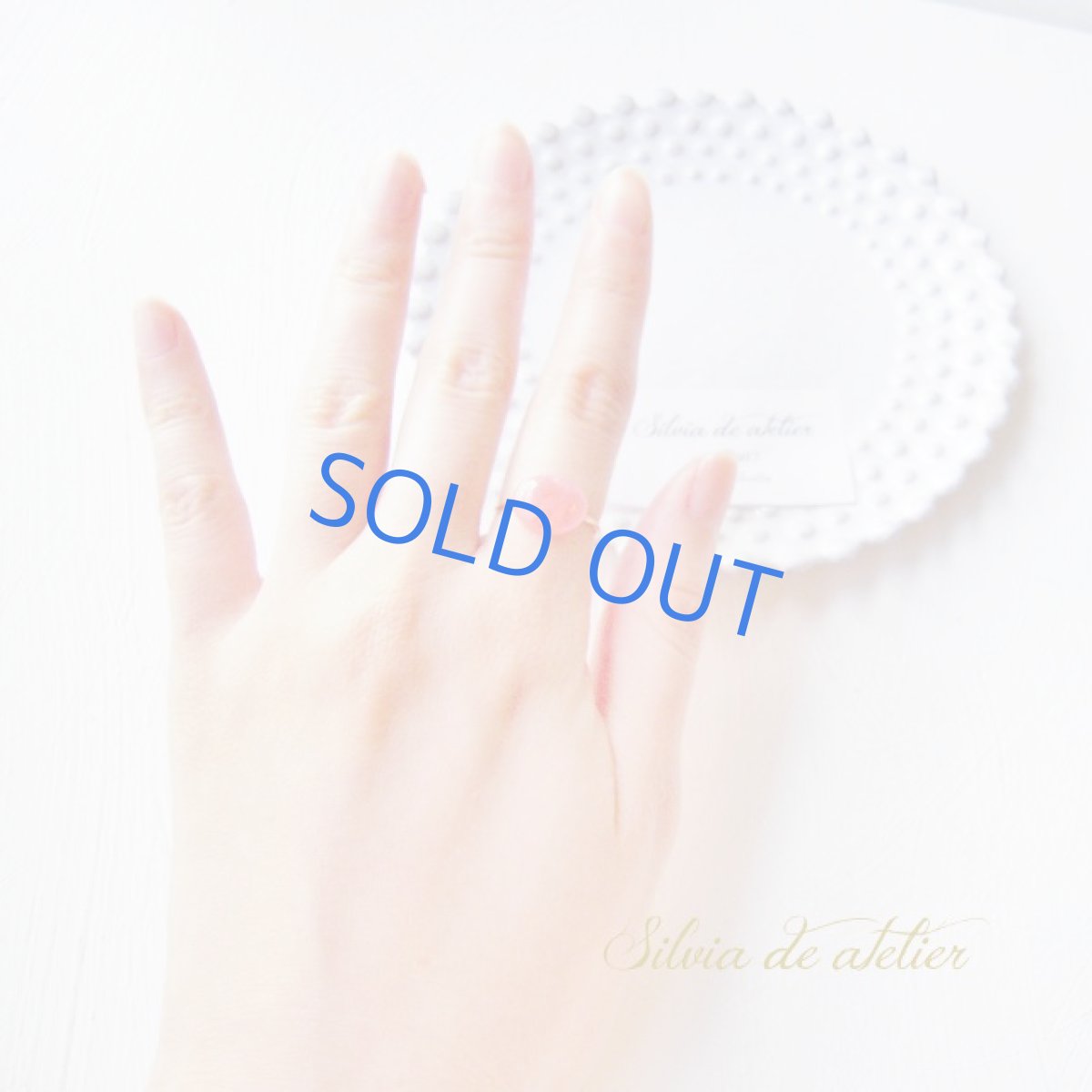 画像5: ＜10号/13号SELECT＞14KGF　リング　アルゼンチン産インカローズ　オーバル (5)