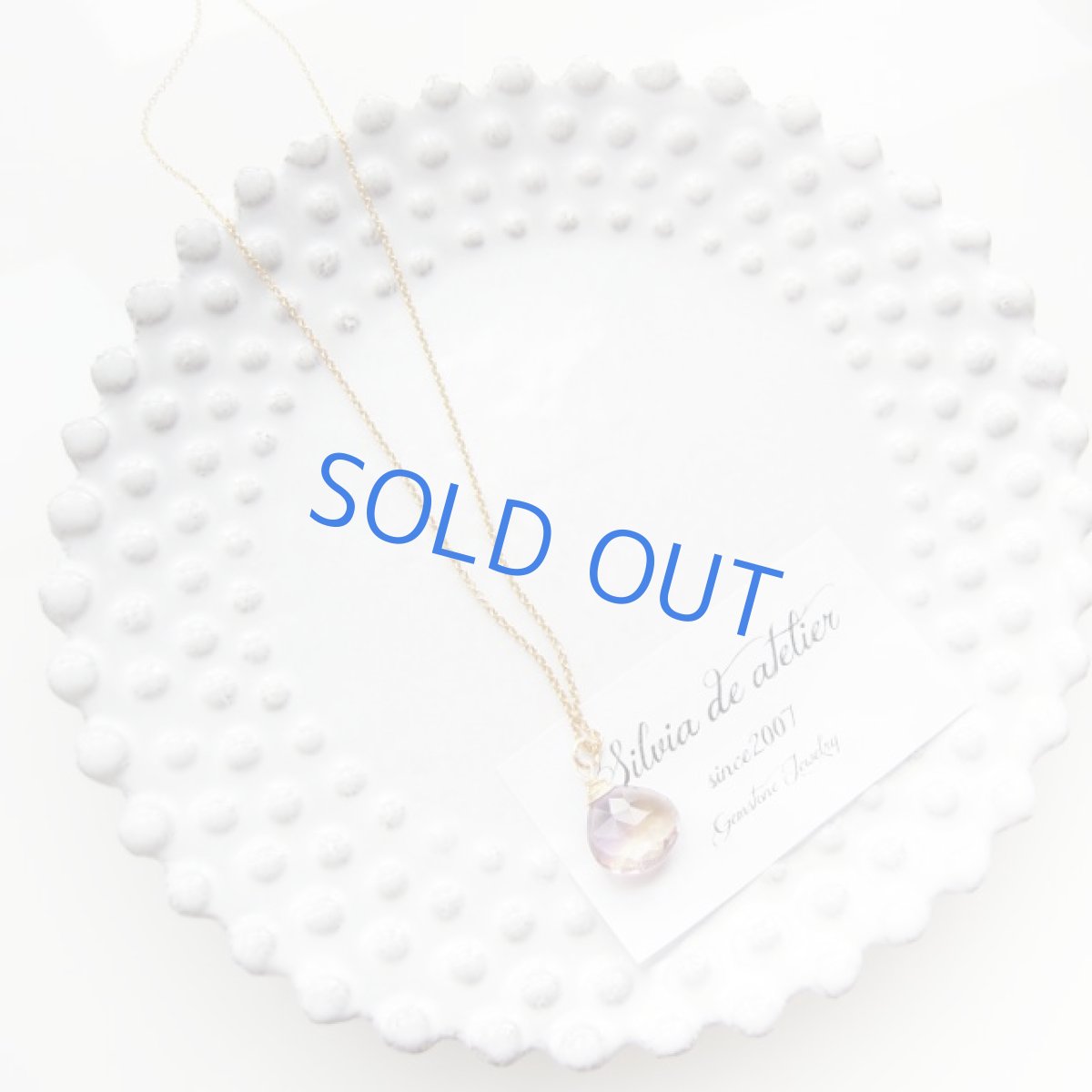 画像4: ＜１点もの＞AAA　サンセットカラー　濃いバイカラー　アメトリン　14kgf　ネックレス (4)