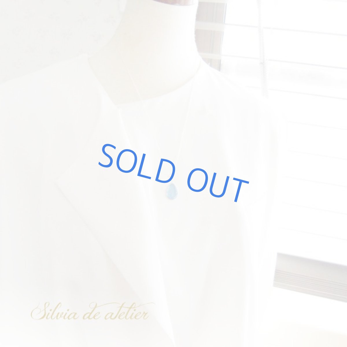 画像7: ＜１点もの・C＞サンタマリアアクアマリン　滴型　silver925ネックレス (7)