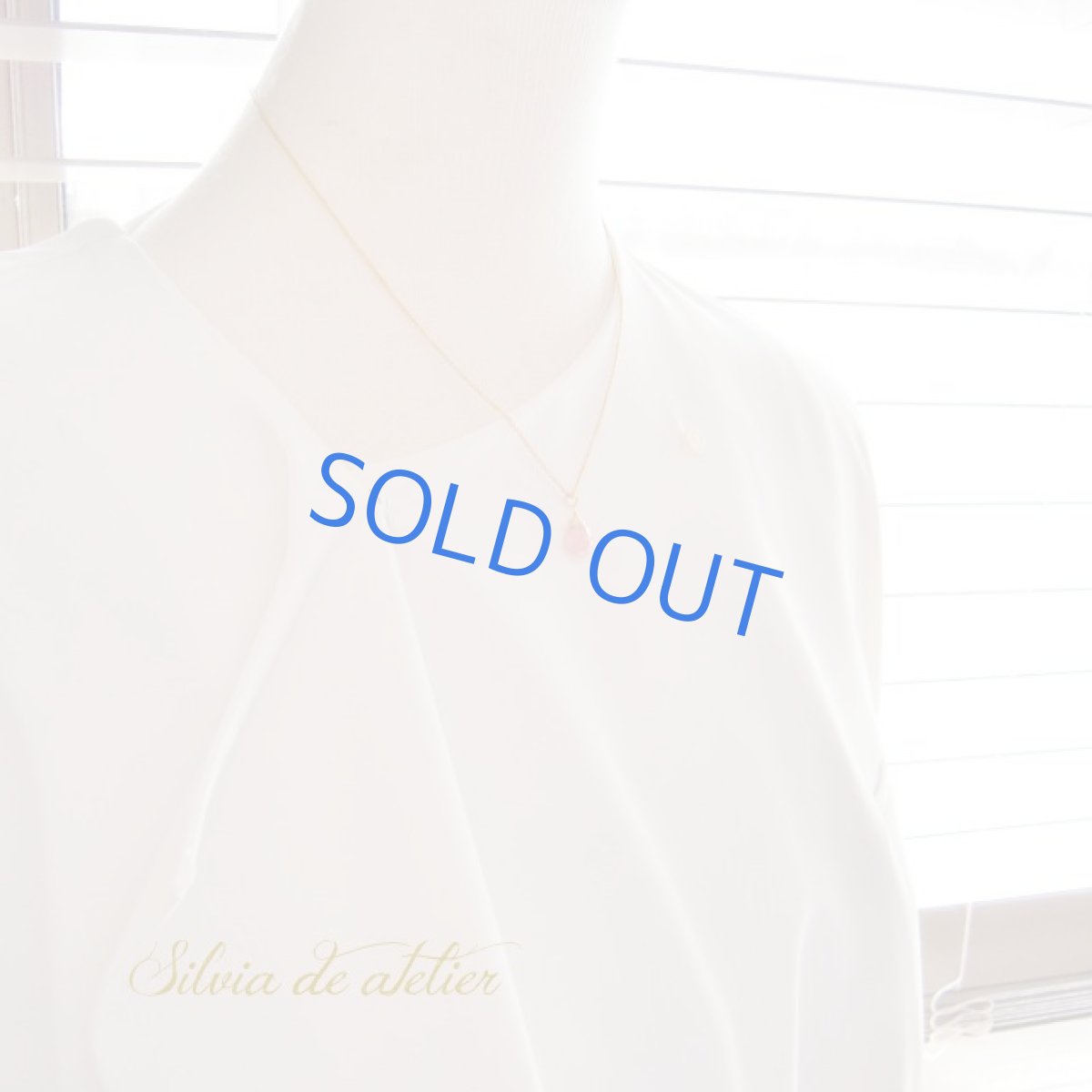 画像6: ＜Sサイズ＞サクラピンクカラー　ピンクオパール　マロンシェイプ　一粒　14kgfネックレス (6)