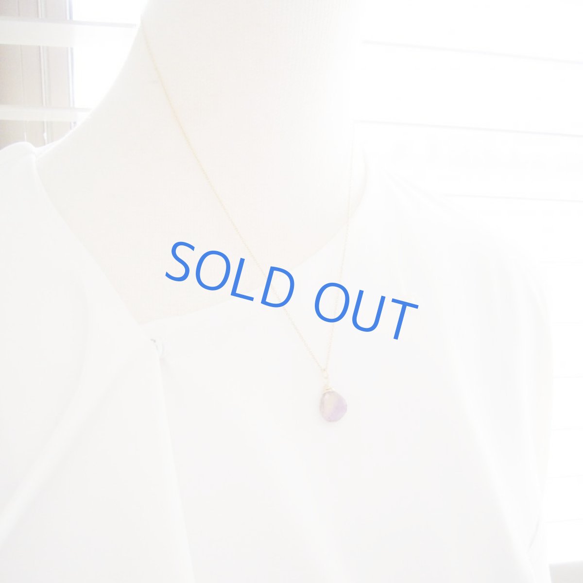 画像7: <残り1・訳あり>AAA サンライズ&サンセットカラー バイカラー アメトリン 14kgf ネックレス (7)