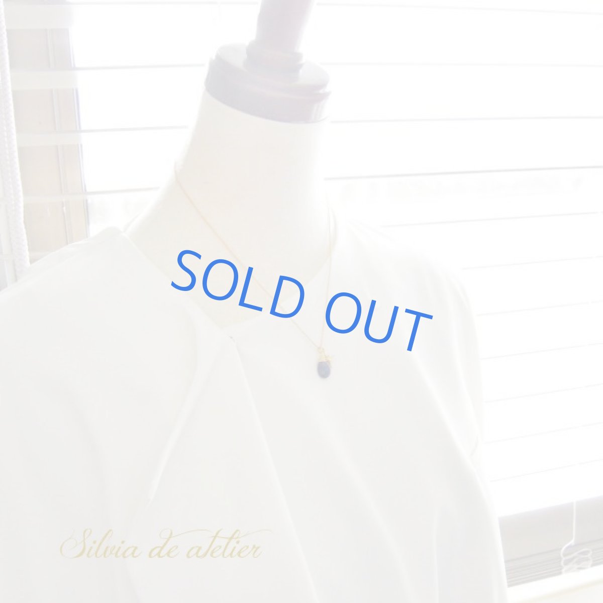 画像8: 在庫僅少 AAA 夜空のサファイア&一等星チャーム 14kgfネックレス (8)