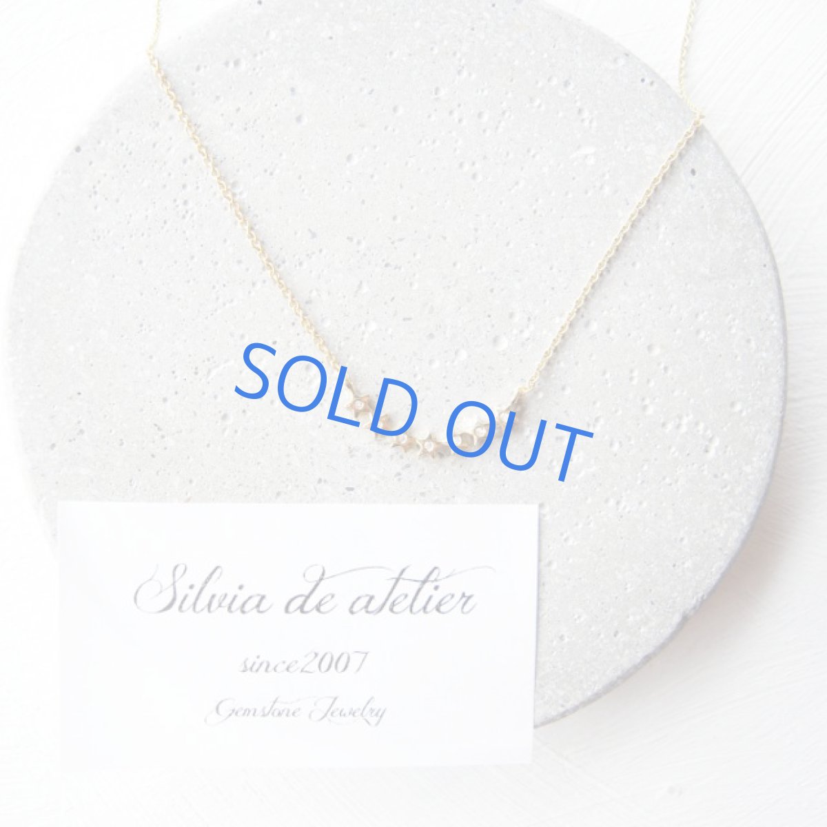 画像5: 16KGP　手をつなぐ星たち　ライン　14kgfネックレス (5)