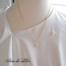画像9: ＜残り1・販売終了予定＞宝石質ルース　AAAAロイヤルブルームーンストーン　マーキス　14kgfチェーンネックレス (9)