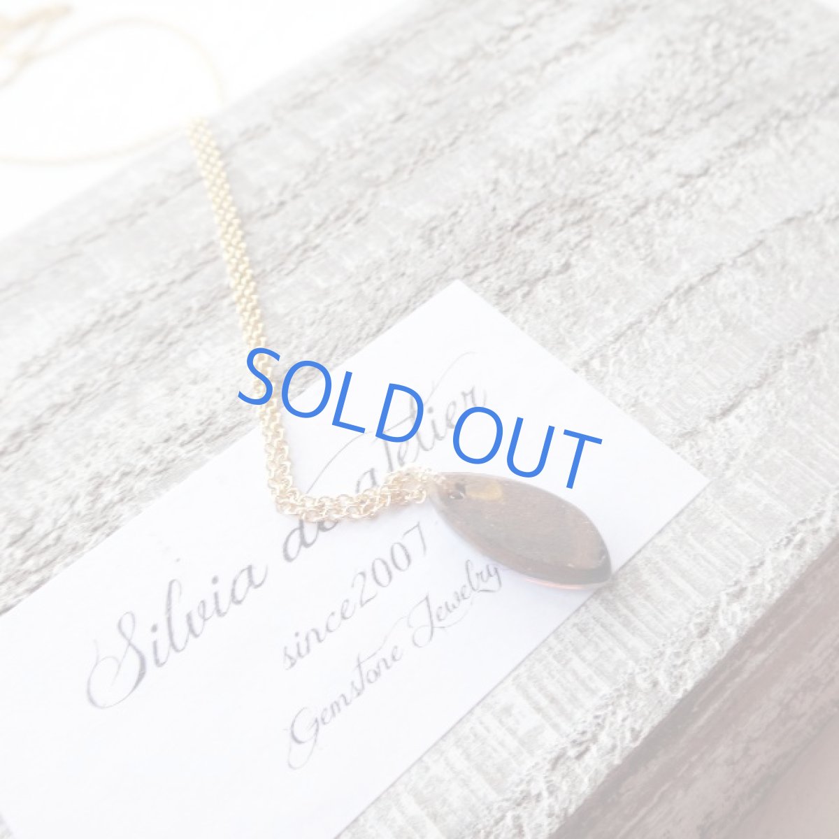 画像3: ＜1点もの・C細長＞オーストラリア産　ブルーファイアオパール　タブレット　14kgfチェーンネックレス (3)