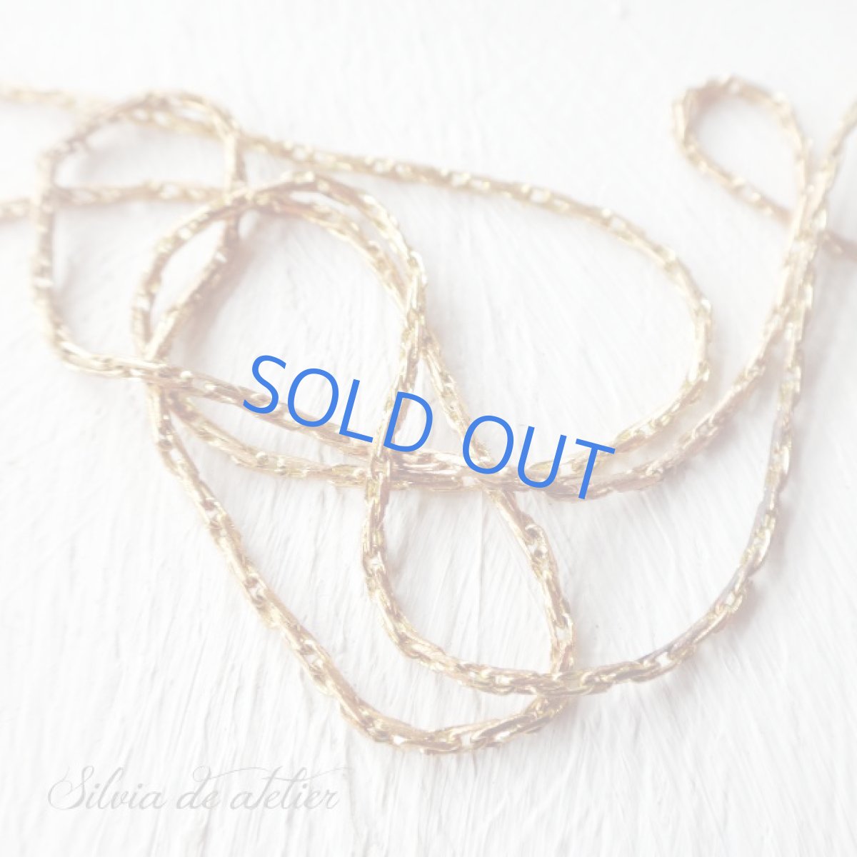 画像5: ＜限定２＞大粒　アイオライトタンブル　Vintage 真鍮チェーンネックレス約50cm (5)