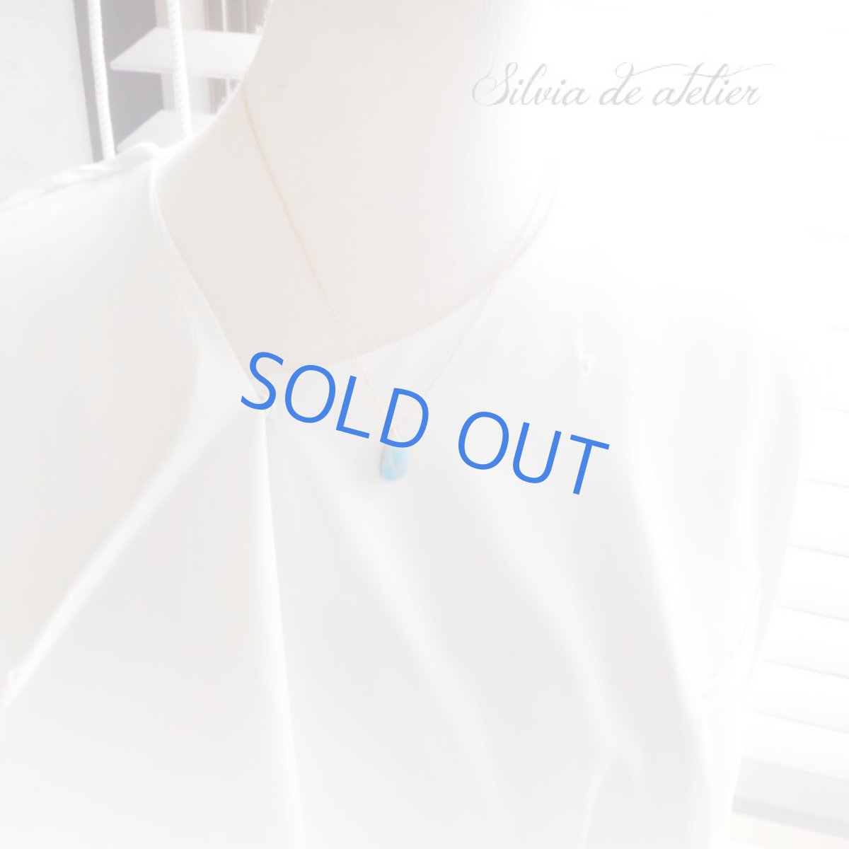 画像9: ＜1点もの・Bライトブルー＞オーストラリア産　ブルーファイアオパール　タブレット　14kgfチェーンネックレス (9)