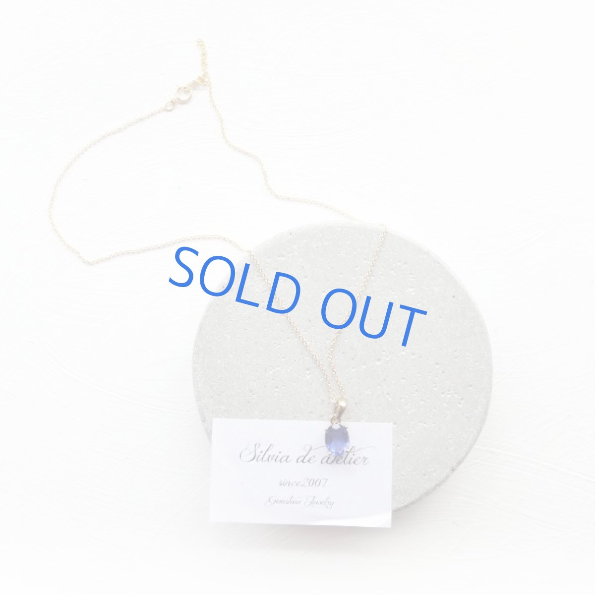 画像6: ＜1点もの・B＞24K仕上げ　ジェムグレード　カラーチェンジ　ブルーフローライト　14kgfチェーンネックレス (6)