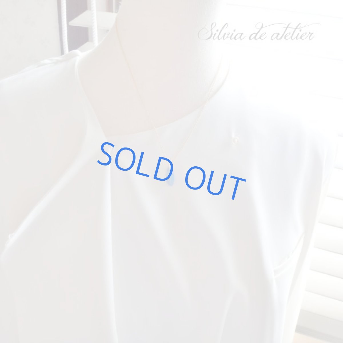 画像8: ＜1点もの・C細長＞オーストラリア産　ブルーファイアオパール　タブレット　14kgfチェーンネックレス (8)