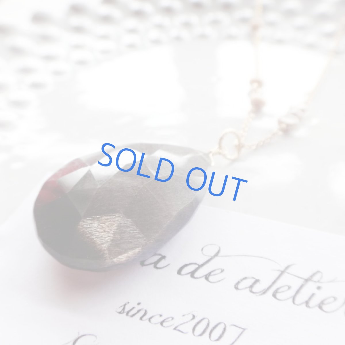 画像5: 1点もの　大粒ゴールデンシャイングレームーンストーン　14kgfチェーン約70cm (5)