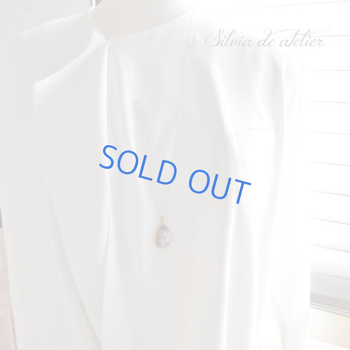 画像8: ＜１点もの・A＞　24K仕上げ　フレーム　レピドライト　ペンダント　14kgf約75cmチェーン (8)