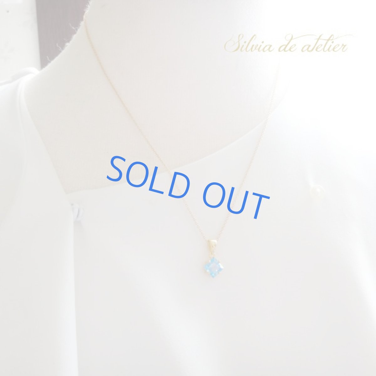 画像7: 宝石質 ジェムグレード スイスブルートパーズ ファセットカット 14kgf 約40cm ネックレス (7)