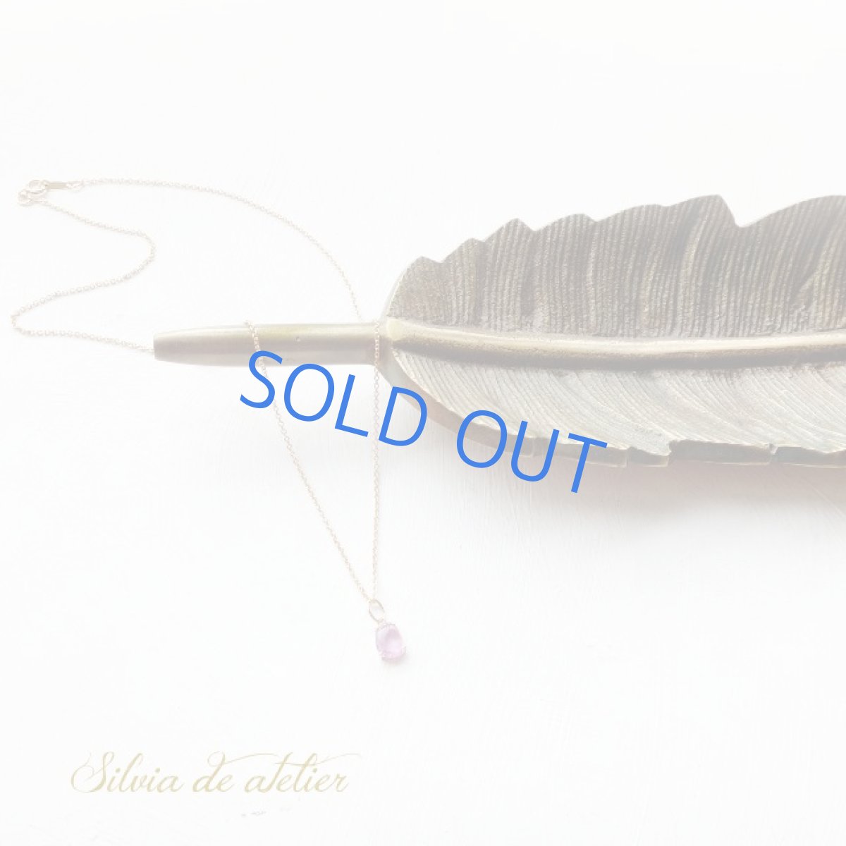 画像4: SALE30％OFF【１点もの・C】18KYG　宝石質　非加熱ピンクサファイア　ファセットカット　サージカルステンレスネックレス (4)