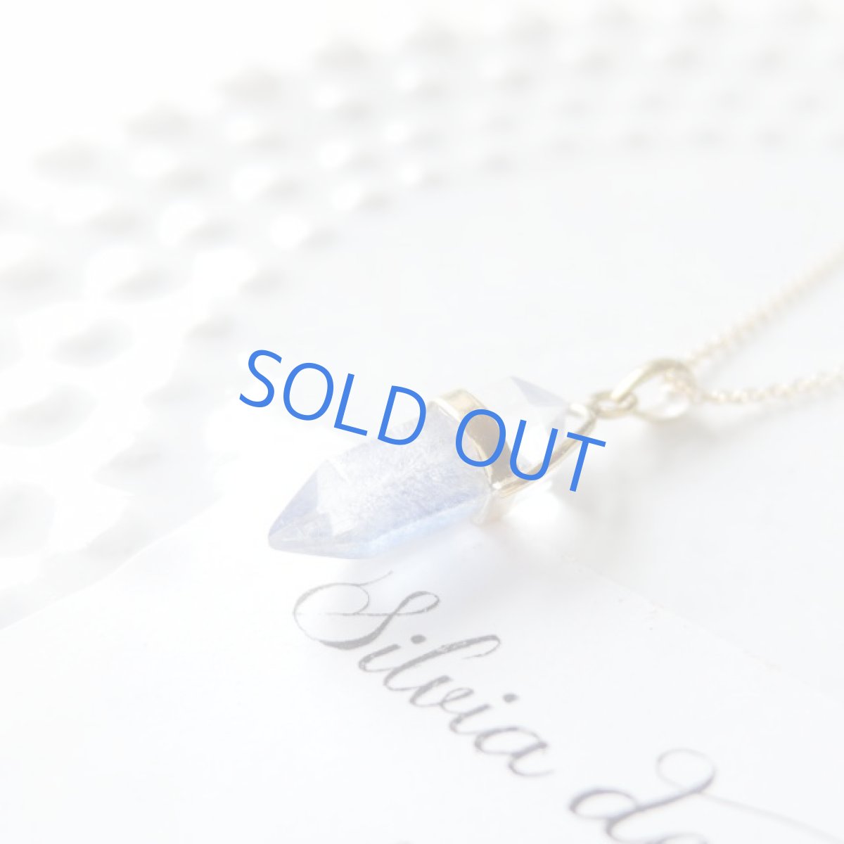 画像6: ＜１点もの・C＞デュモルチェライトインクォーツ　14kgfチェーンネックレス約50cm (6)