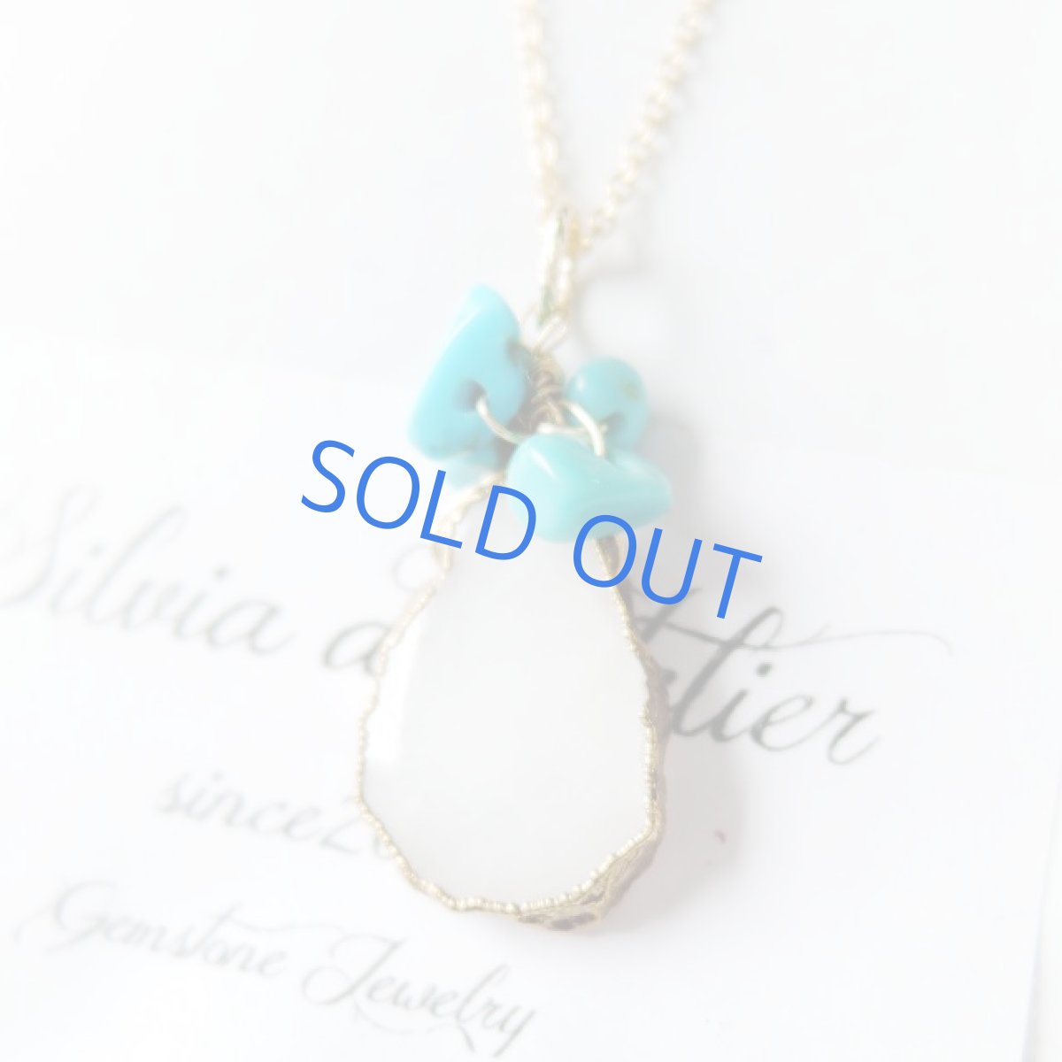 画像2: ＜１点もの＞スリーピングビューティー＆ホワイトクォーツ　14kgfチェーンネックレス約50cm (2)