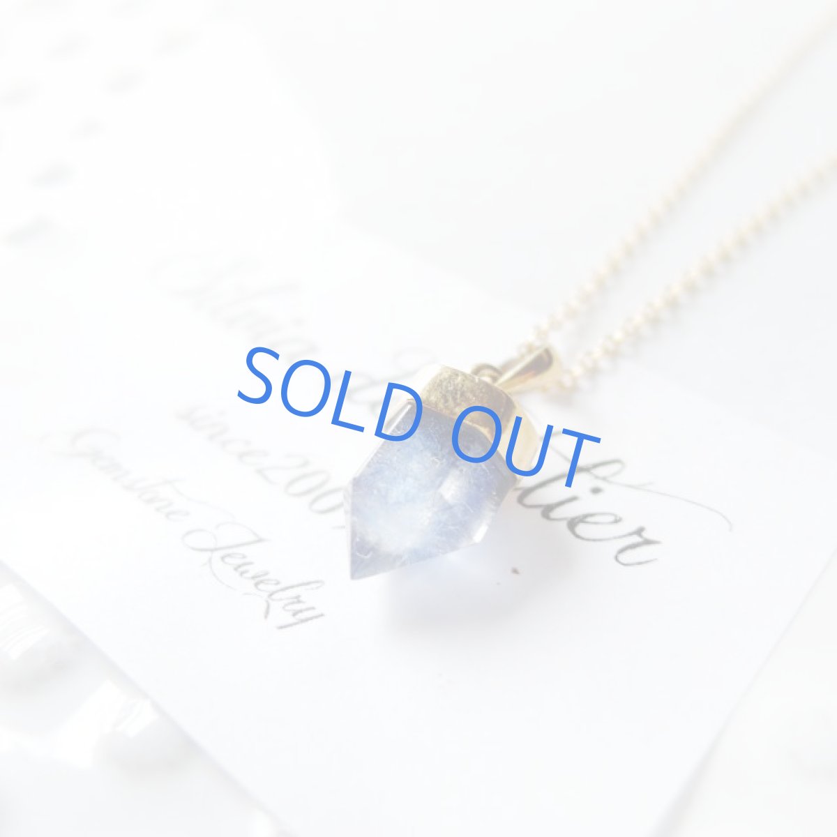 画像6: ＜１点もの・D＞デュモルチェライトインクォーツ　14kgfチェーンネックレス約40cm (6)