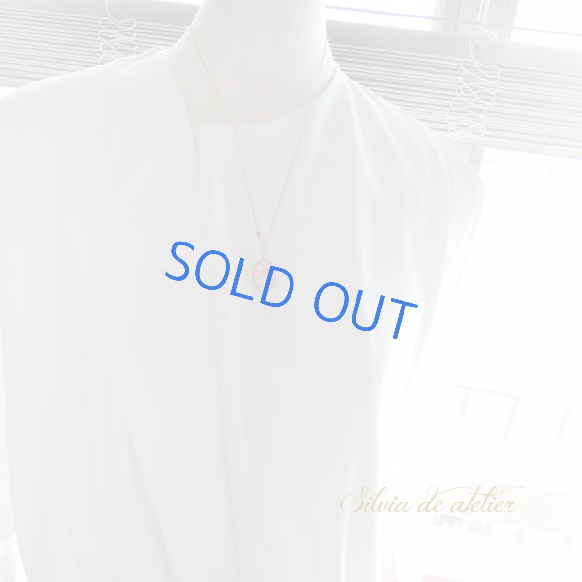 画像6: ＜１点もの＞ピンク　クイーンコンクシェル　アシンメトリー　約50cm14kgfチェーンネックレス (6)