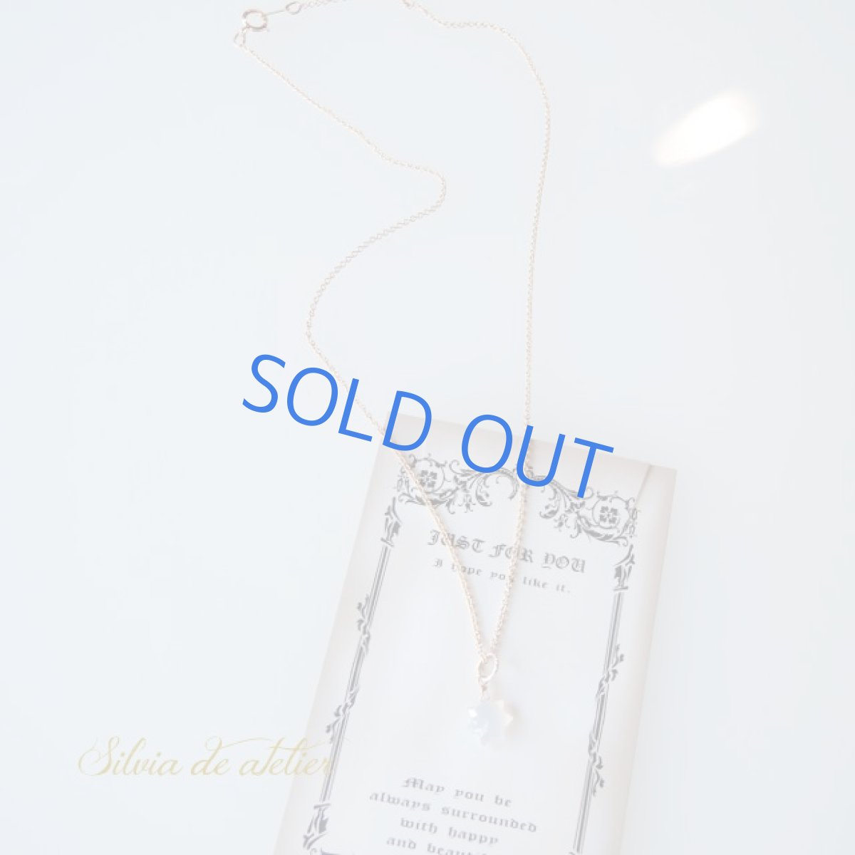 画像3: ＜1点もの＞スタードーム　リバーシブル　天然ブルーカルセドニー　14kgfチェーンネックレス (3)