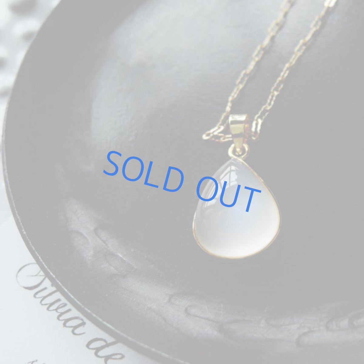 画像3: ＜1点もの・A＞AAAランク　ロイヤルブルームーンストーン（ペリステライト）　カボション　14kgf　ネックレス (3)