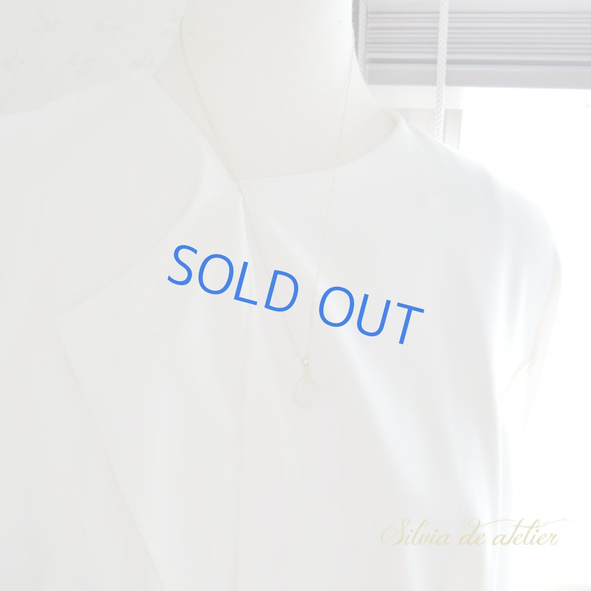 画像6: ＜1点もの・A＞AAAランク　ロイヤルブルームーンストーン（ペリステライト）　カボション　14kgf　ネックレス (6)