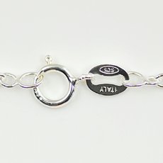 画像10: ＜１点もの・B＞AAAランク　ドミニカ共和国産ラリマー　細長オーバル　silver925　50cmネックレス (10)
