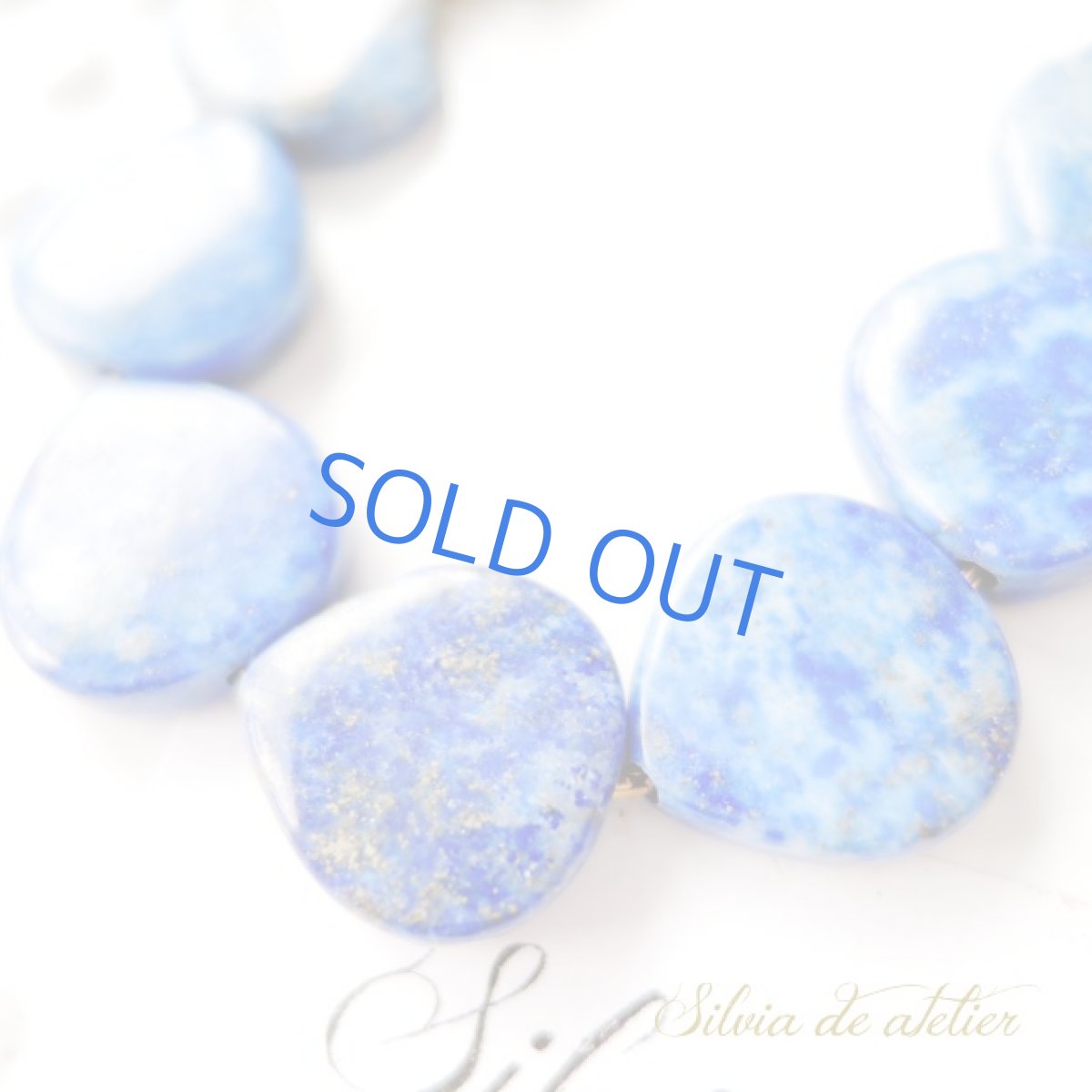 画像4: ＜１点もの＞ラピスラズリ＆スモーキークォーツ　ストリングスチェーンネックレス　ロング (4)