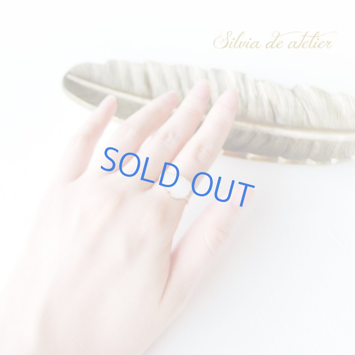 画像7: 在庫僅少<10号/13号SELECT>14KGF リング AAA ホワイトクォーツ (7)