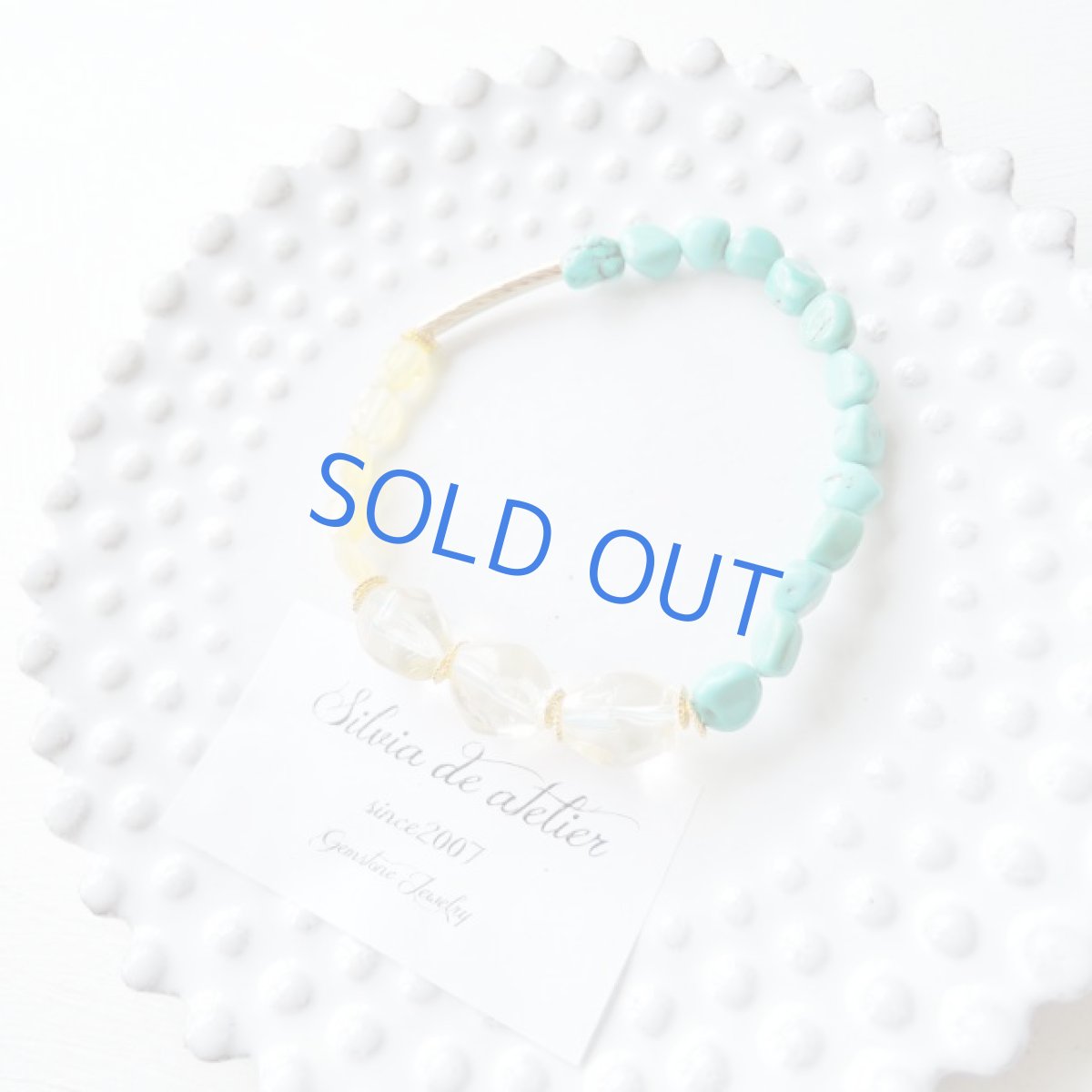 画像4: 限定1　ターコイズ&シトリン&イエローオパール　ブレスレット (4)