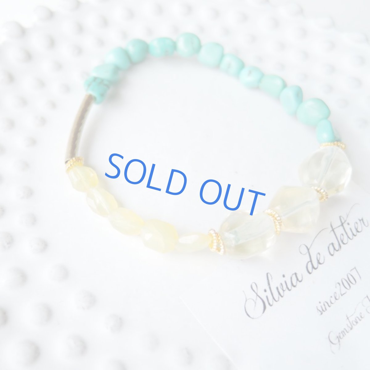 画像3: 限定1　ターコイズ&シトリン&イエローオパール　ブレスレット (3)