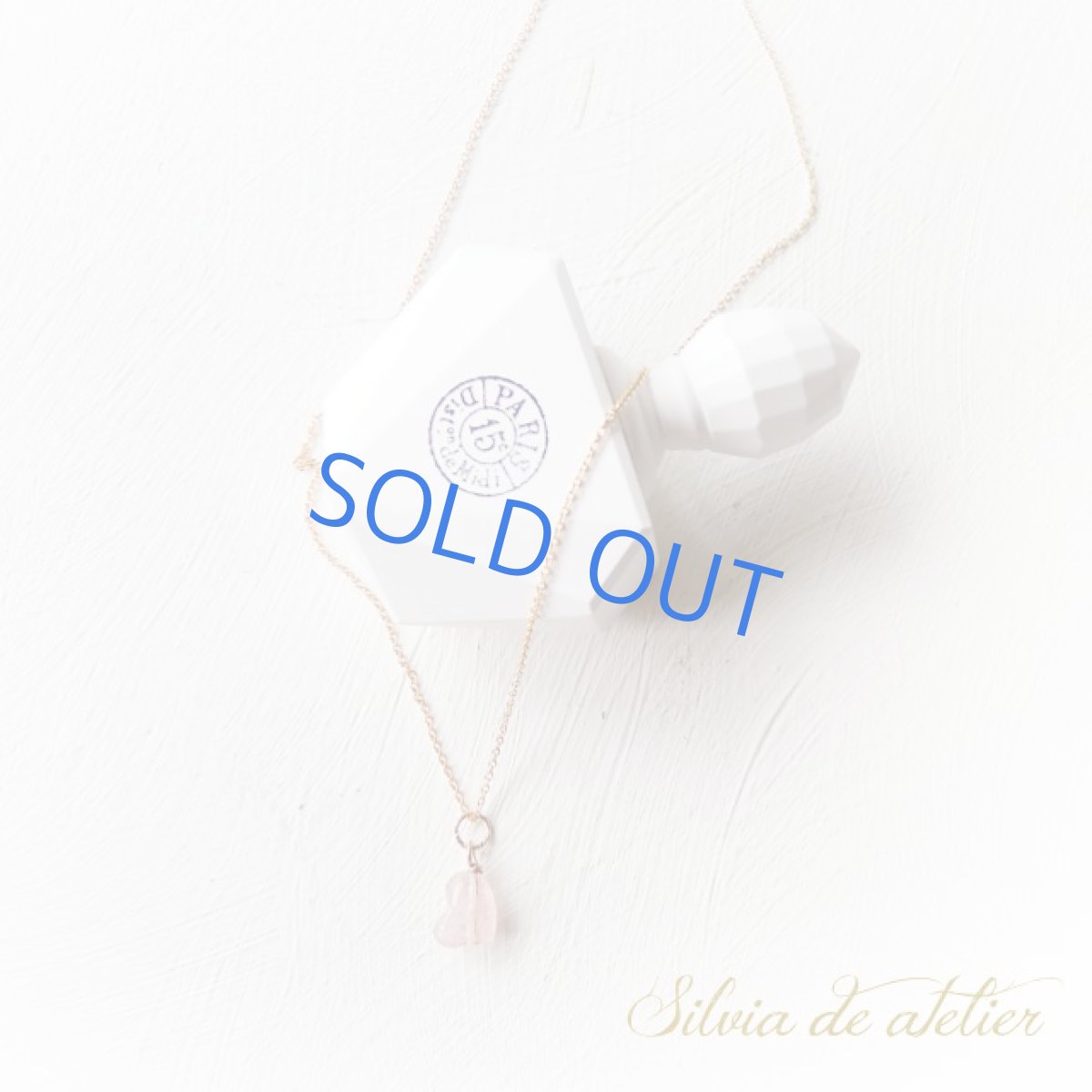 画像6: 残り1　レアストーン！ハートシェイプ　ストロベリークォーツ　14kgfネックレス40cm (6)