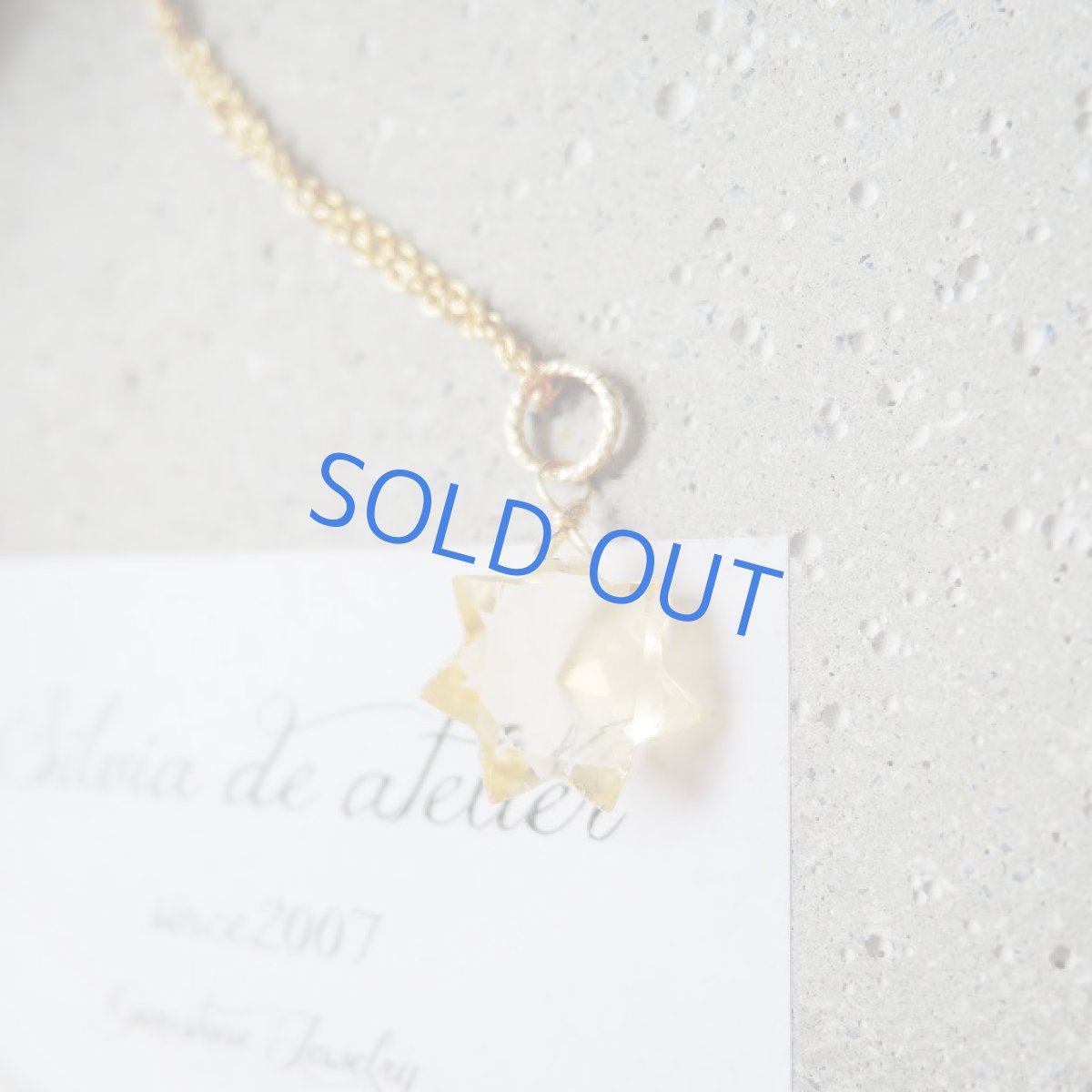 画像2: <残り3>9mmサイズ スタードーム リバーシブル シトリン 14kgfチェーン40cmネックレス (2)