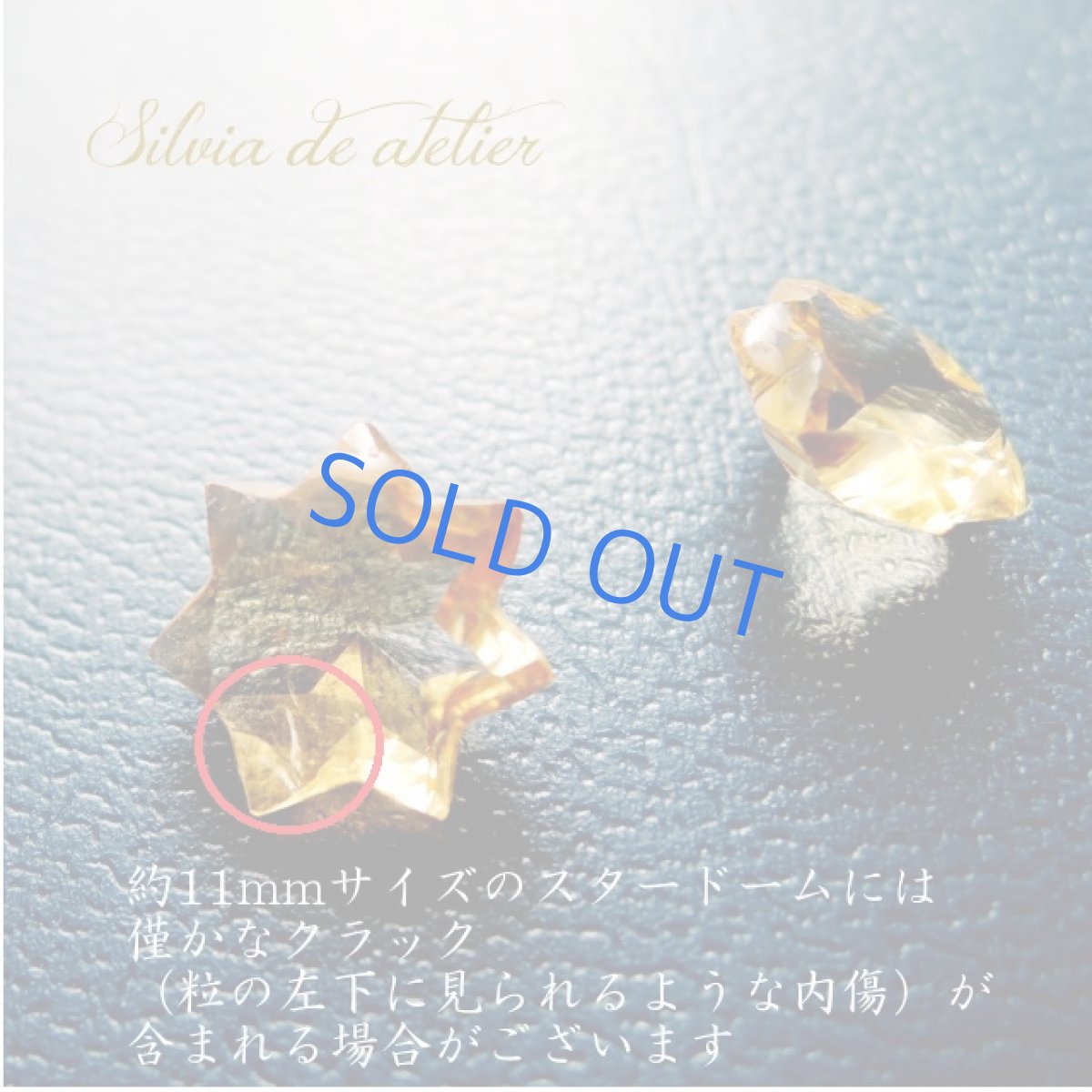 画像4: <残り3>9mmサイズ スタードーム リバーシブル シトリン 14kgfチェーン40cmネックレス (4)