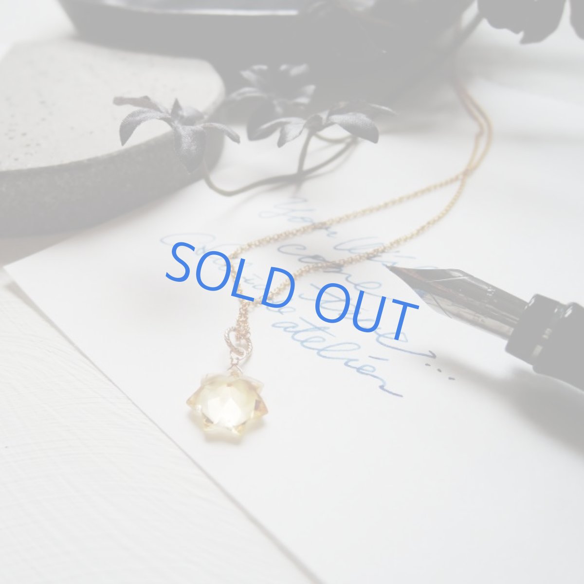 画像3: <残り3>9mmサイズ スタードーム リバーシブル シトリン 14kgfチェーン40cmネックレス (3)