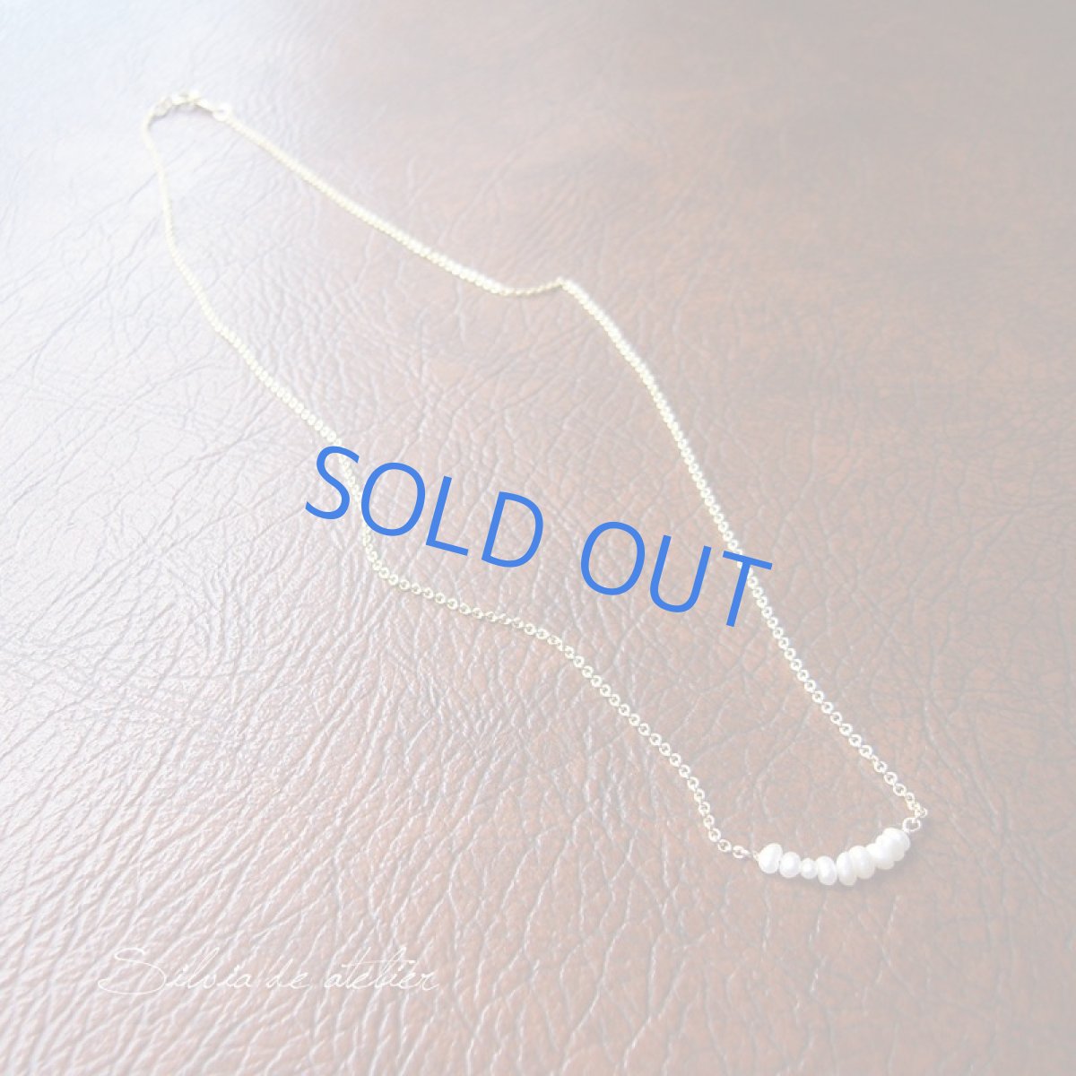 画像2: 限定1　ケシパール　ライン　14kgfネックレス (2)