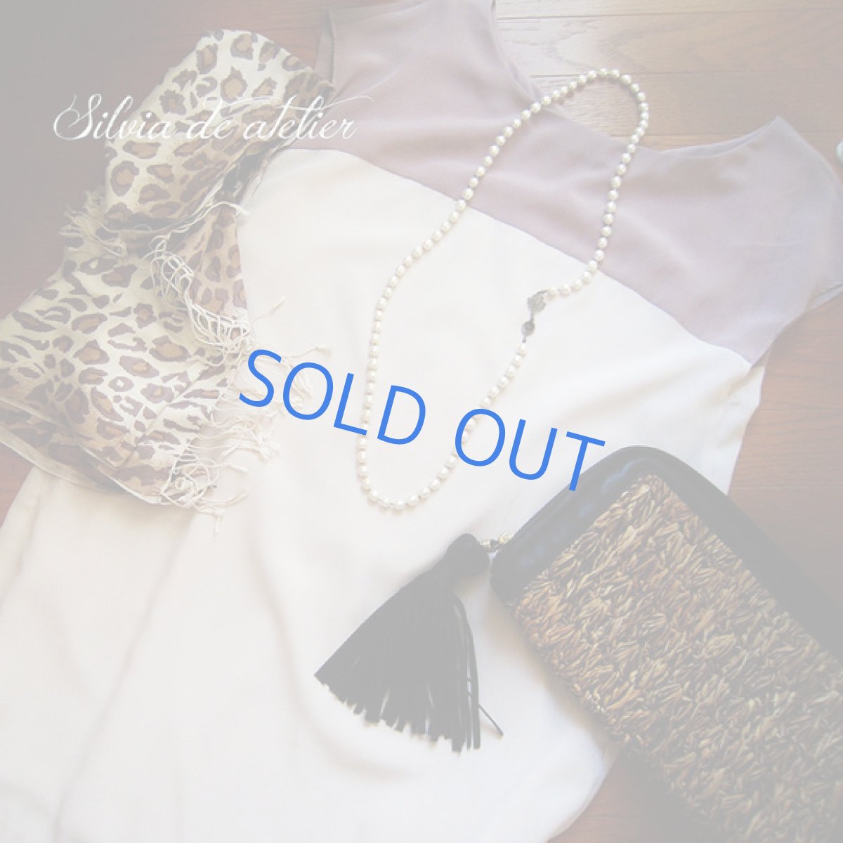 画像4: 【SALE・残り1】約95cm コットンパールより軽い バルサパール 8mm珠 オフホワイト ロングネックレス  (4)