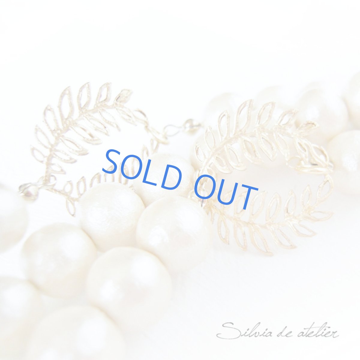 画像3: <O様お取り置き＞４WAY　約123cm　コットンパール　10mm珠　オフホワイト　ロングネックレス (3)