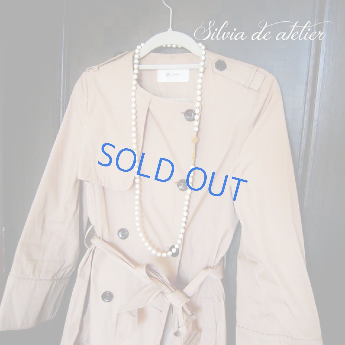 画像5: 【SALE・残り1】約95cm コットンパールより軽い バルサパール 8mm珠 オフホワイト ロングネックレス  (5)