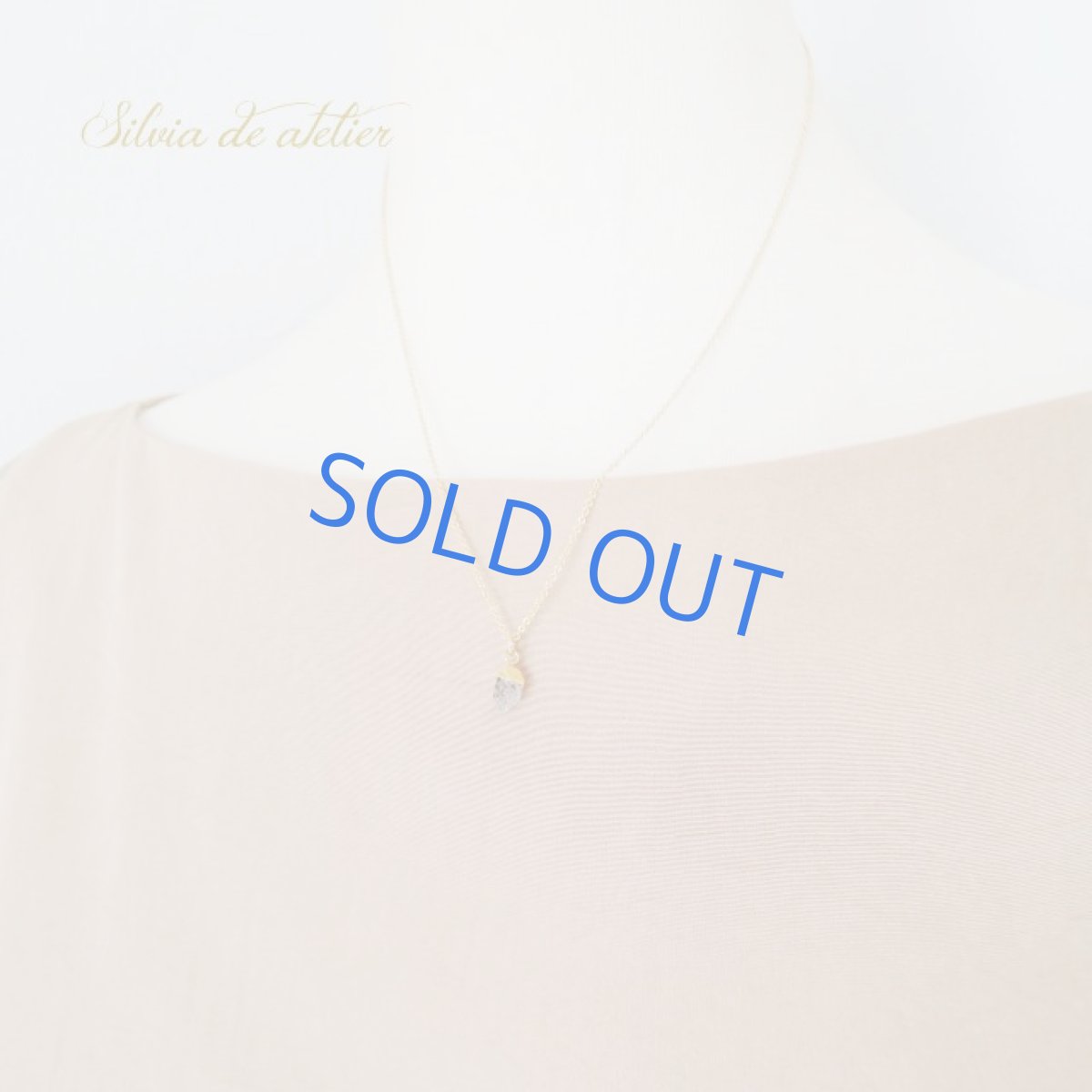 画像8: ＜限定数のみ＞アフガニスタン産　ダブルポイントクリスタル　カーボン入り　14kgfチェーン40cmネックレス (8)