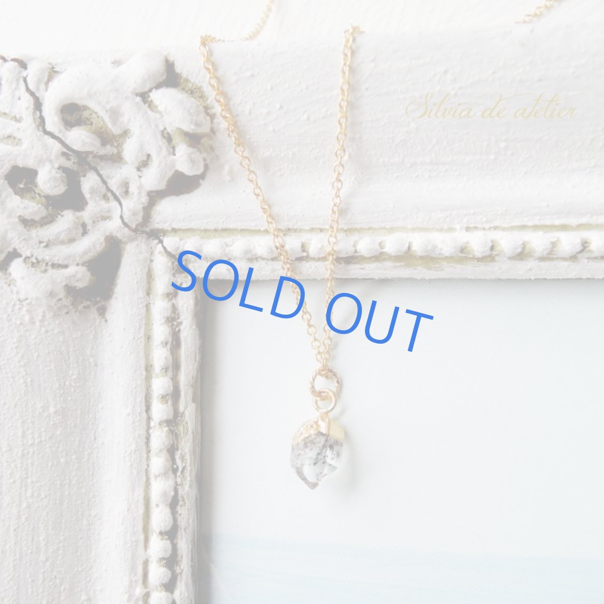 画像5: ＜限定数のみ＞アフガニスタン産　ダブルポイントクリスタル　カーボン入り　14kgfチェーン40cmネックレス (5)