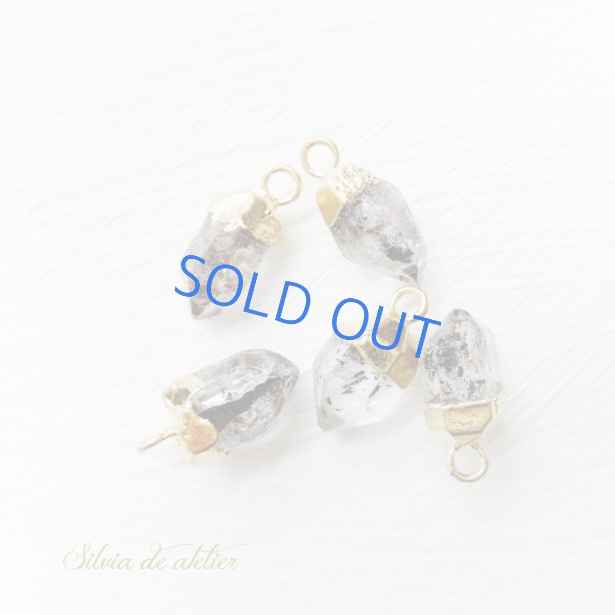 画像2: ＜限定数のみ＞アフガニスタン産　ダブルポイントクリスタル　カーボン入り　14kgfチェーン40cmネックレス (2)