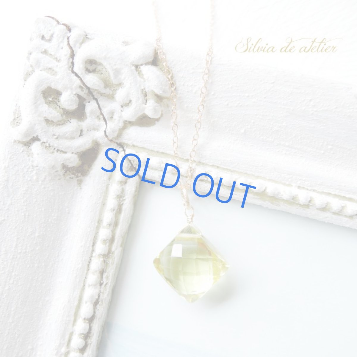 画像3: AAA　宝石質　オロヴェルデ　スクエアパフカット　14kgf~45cmスライドチェーンネックレス (3)